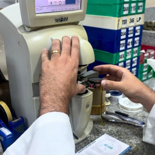Controle de qualidade de lentes