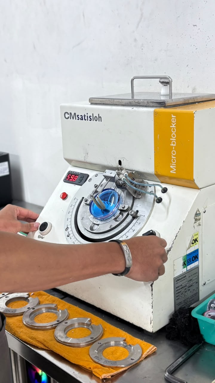 Controle de qualidade de lentes